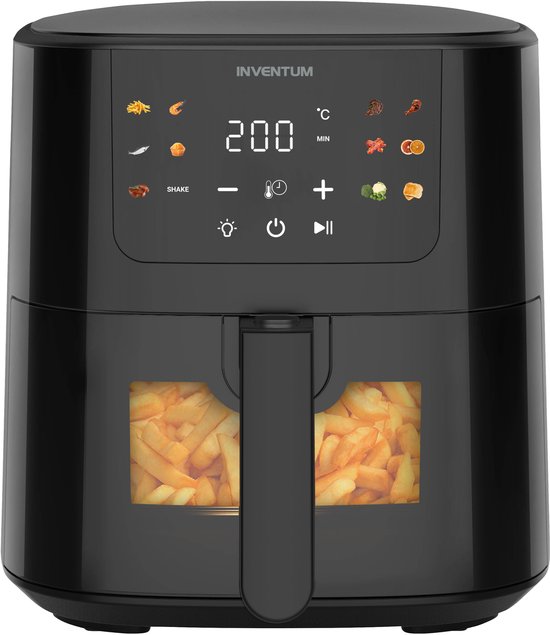 Inventum Airfryer GF502HLDB 5L Zwart 1500W - Inventum - €59,99