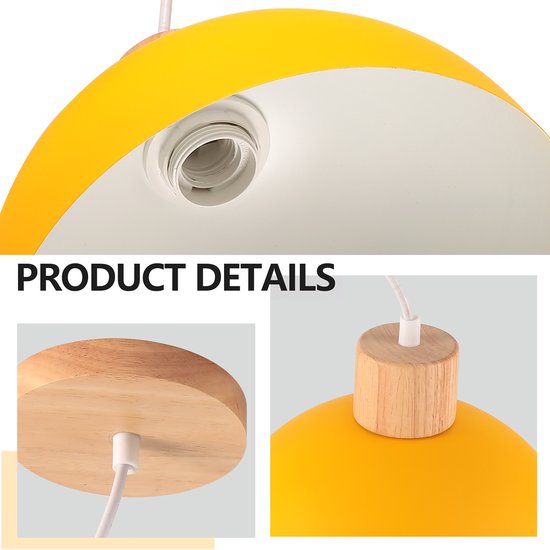 Modern Hanglamp E27 Kroonluchter 25cm Plafondlamp voor Slaapkamer