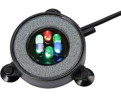 Multicolor LED - Aquarium Bubbler Steenbak - Ronde Aquarium Bubbler - met Automatisch Kleurveranderende LED