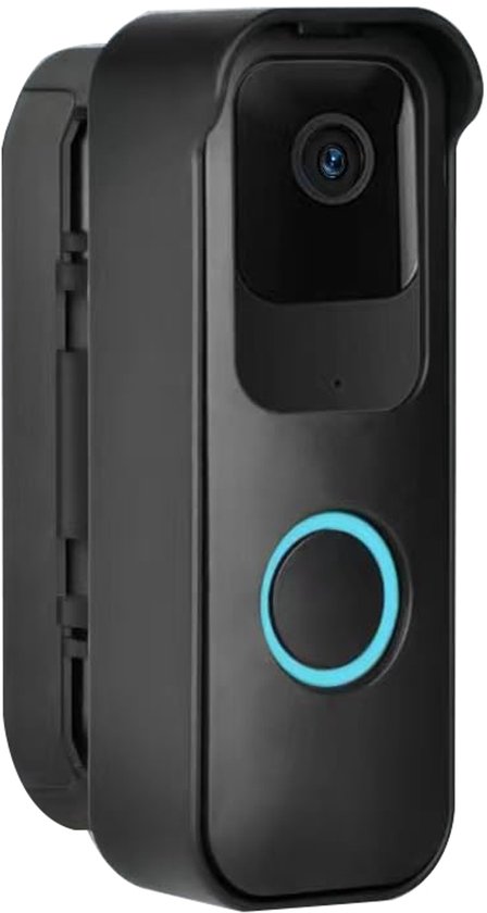 Support de sonnette - Support de montage réglable pour sonnette vidéo antivol - Support de montage réglable pour caméra de sonnette avec support de protection contre la pluie - Portes de bureau et d'appartement