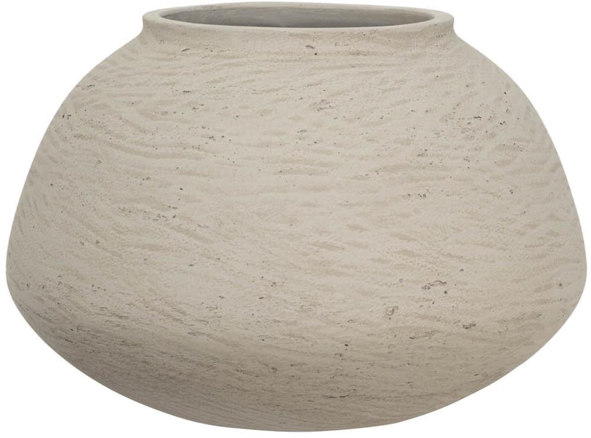 Pottery Pots - Vaas Imara XL - Ø31cm x H21cm - Indoor en Outdoor - Grey Washed