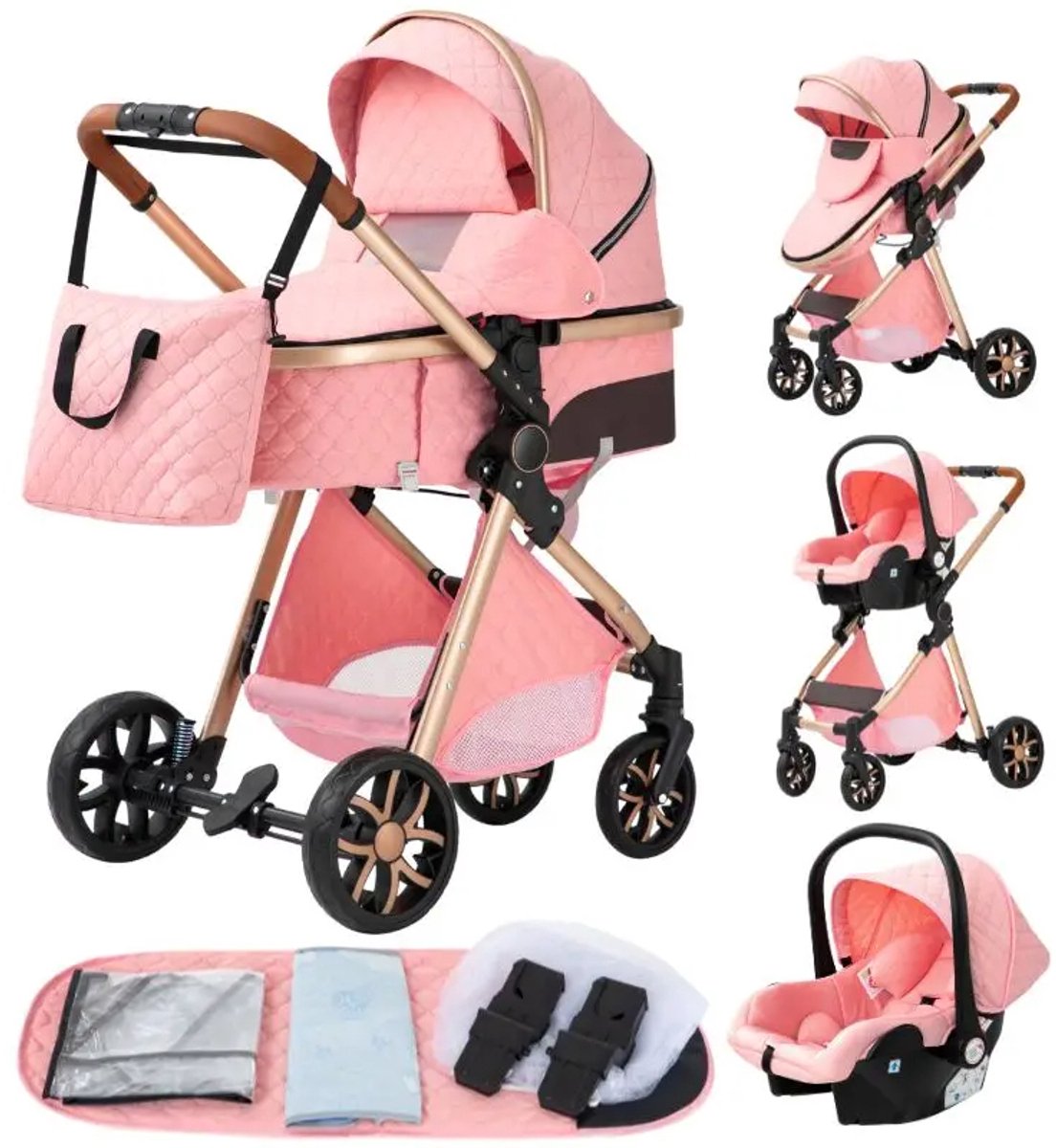 Buggy 3 in 1 Kinderwagen Opvouwbaar (EAN: 8721392300647) - buggy - €180,00