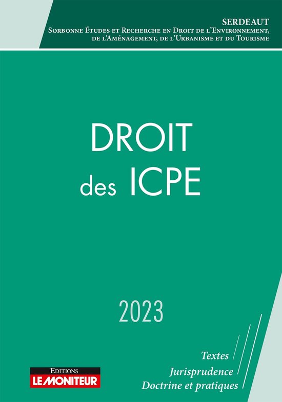 Droit des ICPE 2023 - cover