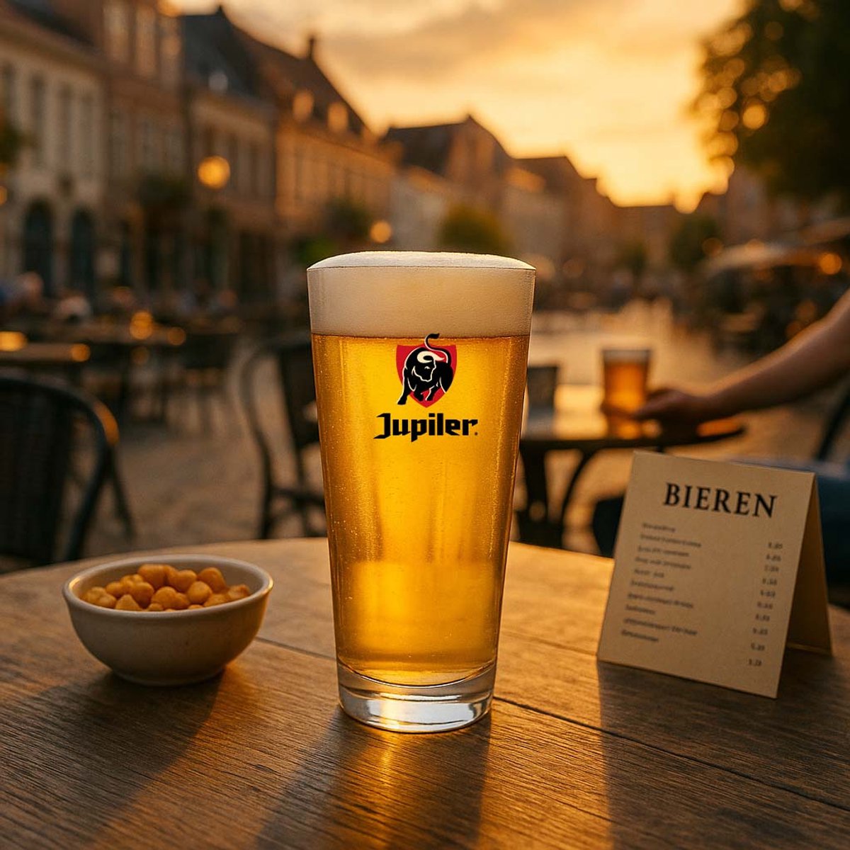 Jupiler stapel-bierglas - 25cl - 6 stuks