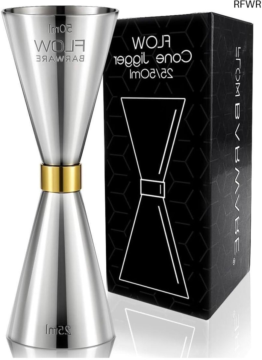 RFWR® Cone Jigger Cocktail Jigger 25ml 50ml voor Dranken