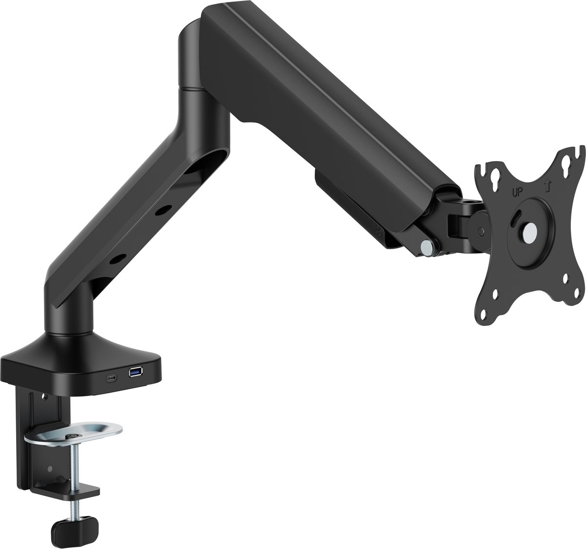 VDD Gaming - Monitorarm - Monitor Arm - Monitor Beugel - Scherm Beugel - In Hoogte Verstelbaar - Voor 1 Scherm - Ergonomisch Ontwerp - Zwart