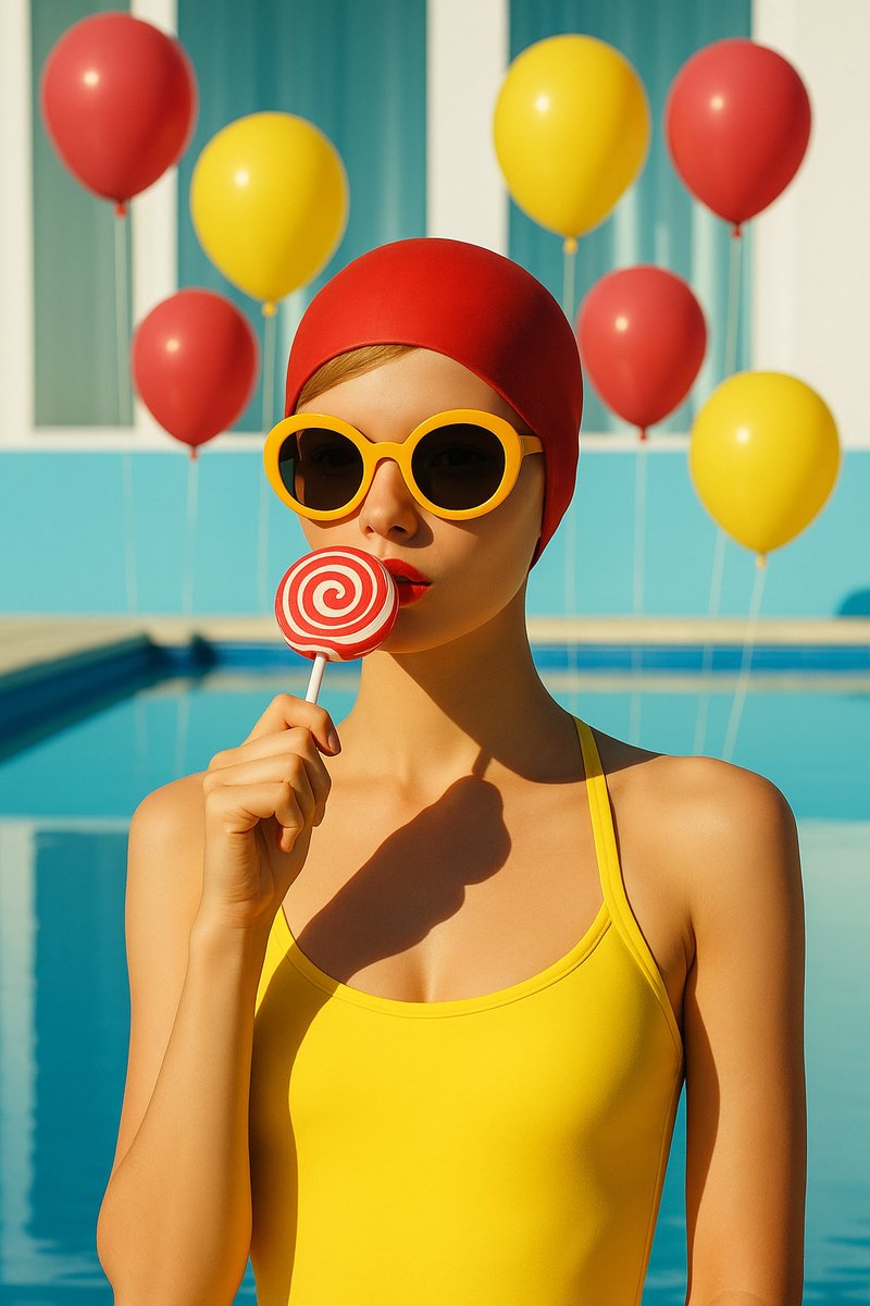 Candy Pool Art – Luxe Wandkunst op Maat – Art-Empire Plexiglas 5mm – Aluminium Ophangsysteem voor Zwevend Effect – Galerie-kwaliteit