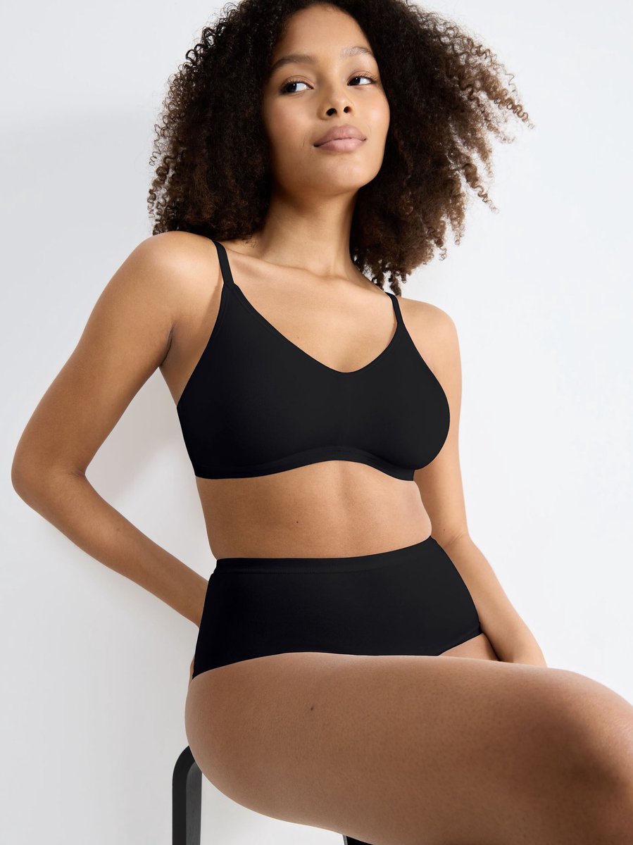 Sloggi Bügelloser BH GO Daily Cotton Soft Zwart