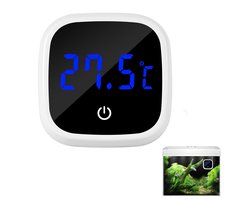 Aquarium Thermometer Met LED Scherm – Digitaal Thermometers – Temperatuurmeters – Thermometers – Vissen Monitor – Accessoires Aquariums – Vis – Inclusief Batterij – Plak aan de buitenkant van het aquarium – Voor zoetwater-zeeaquaria