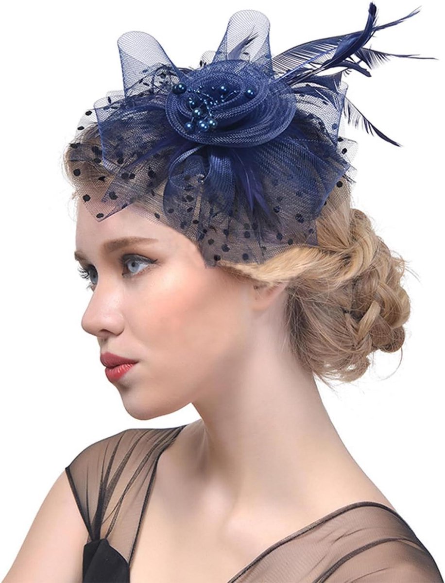 Hoofddeksels voor bruiloft recepties en cocktailfeestjes - Haaraccessoires met clip en haarband voor dames