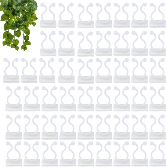 Muurclips voor klimplantenrekken, groen, 4 stuks - 5 mm - Garden Supports