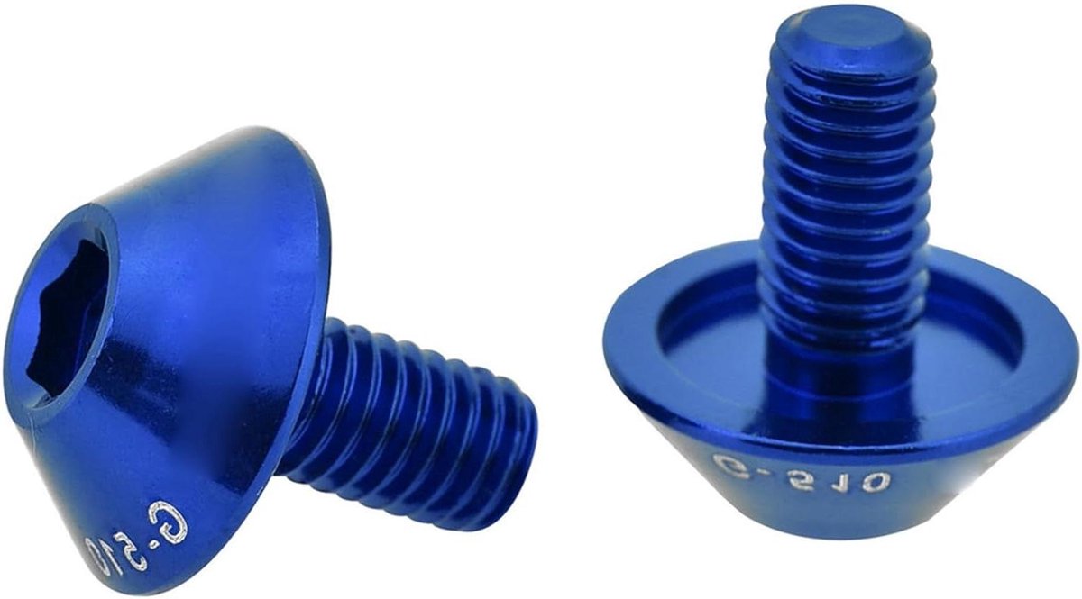 Allecto Plus - Set van 2 Zeskantschroeven M5 x 12 mm voor Fiets Bidonhouder - Duurzaam en Stevig