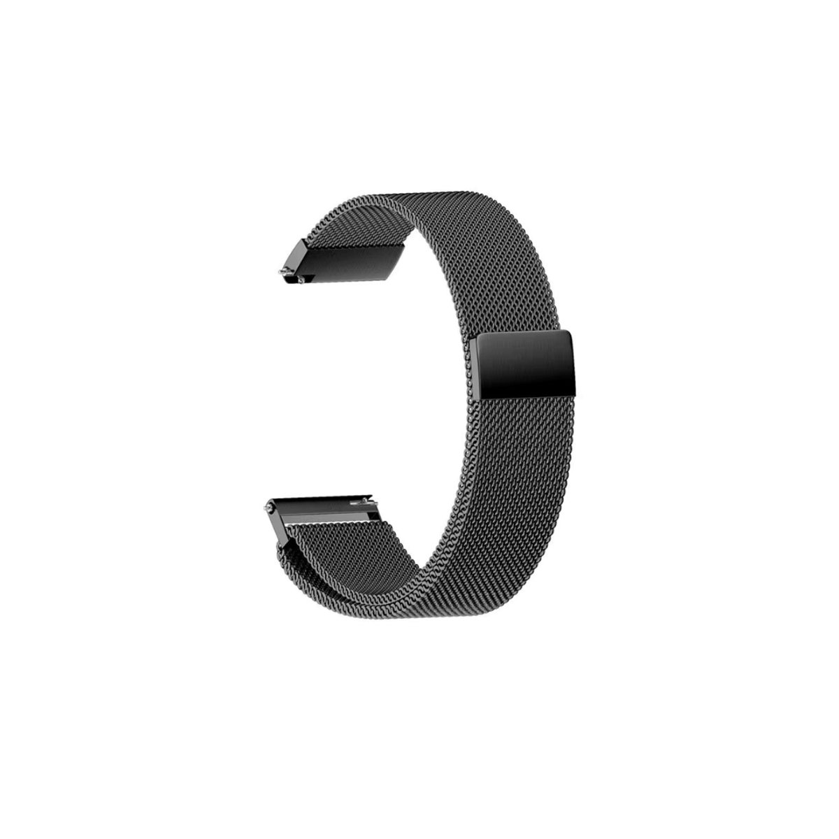 mijnSOS-Horlogeband-RVS-Zwart-22mm-Universeel