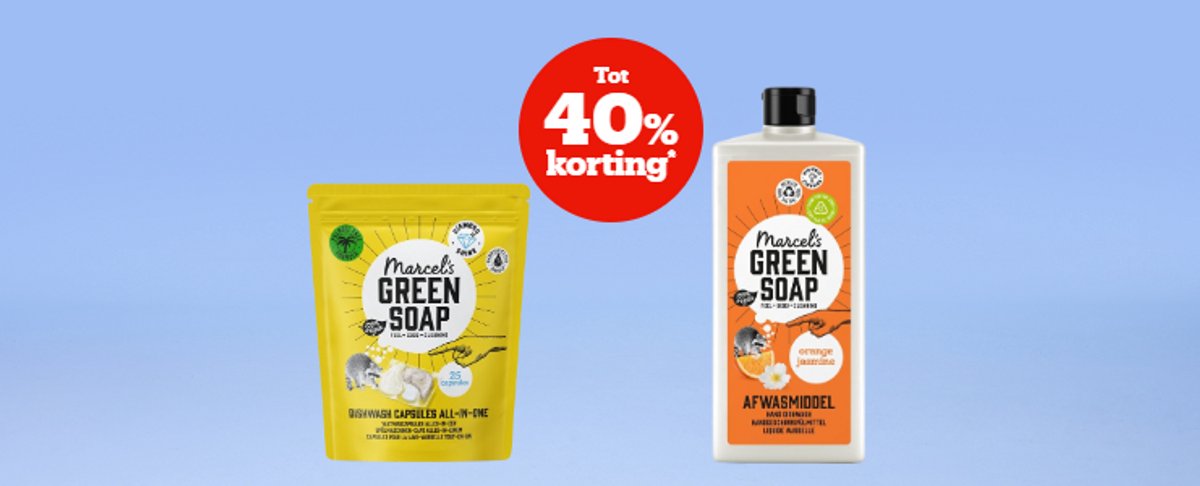 Tot 40% korting*