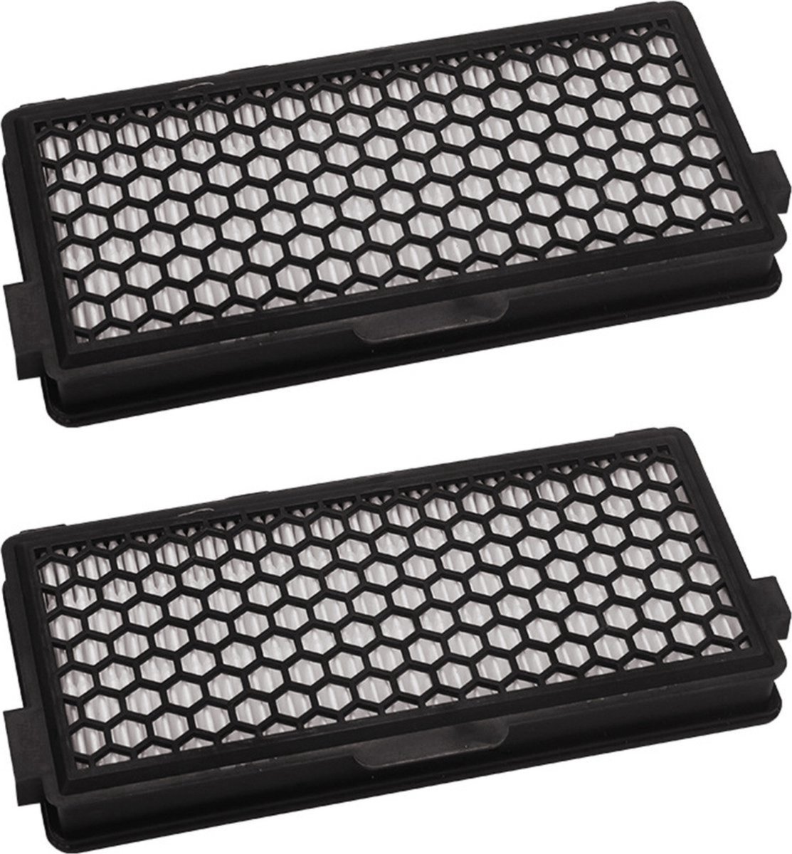 Actieve HEPA-filterset 2 stuks geschikt voor Miele Classic Compact C1, Complete C2 en C3 - Vervangbaar - Stofzuigeronderdelen