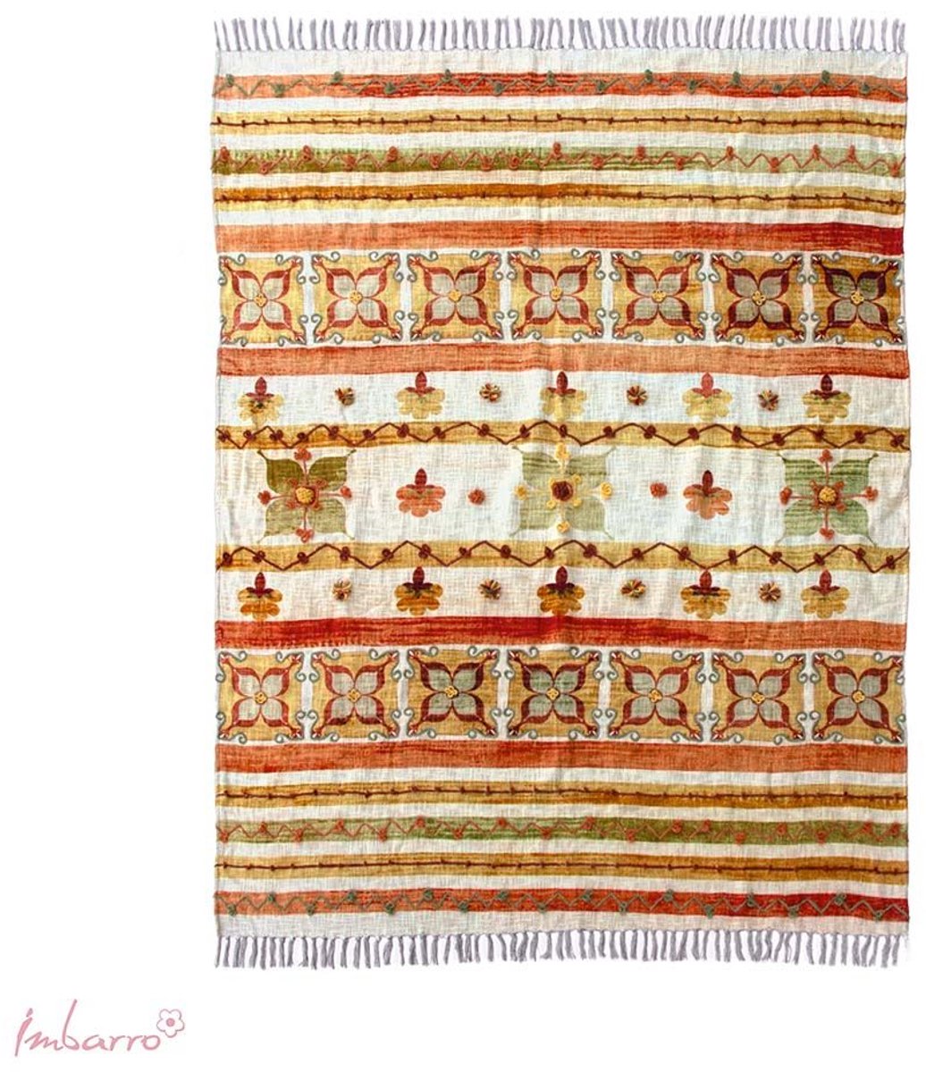 Imbarro Home & Fashion plaid 130 x 170 cm Fien uit de Vintage Village collectie