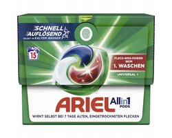 Ariel Original - Wasmiddelcapsules - All-in-1 Pods - Witte en Gekleurde Was - 15 Wasbeurten