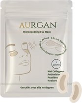 Aurgan – Masque contour des yeux microneedling - Réduit visiblement les poches, les cernes et les ridules - Patch oculaire Micro aiguille - avec acide hyaluronique, collagène et peptides