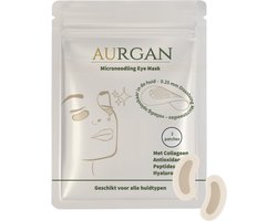 Aurgan Microneedling Eye Mask – 2 stuks – Micro-Naald Oogpatch met Hyaluronzuur, Peptiden &…