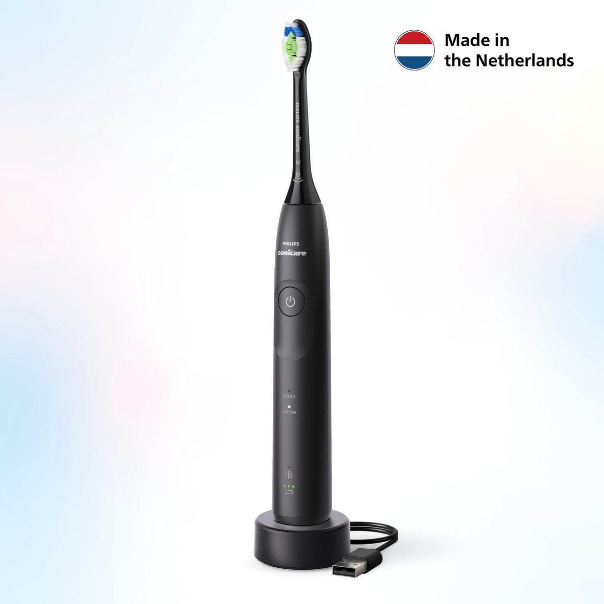 Afbeelding 2 van Philips Sonicare 5500 Series - Elektrische Tandenborstel - Zwart - Wittere tanden - HX7111/01