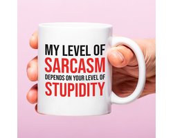 Ditverzinjeniet.nl Mok My level of sarcasm