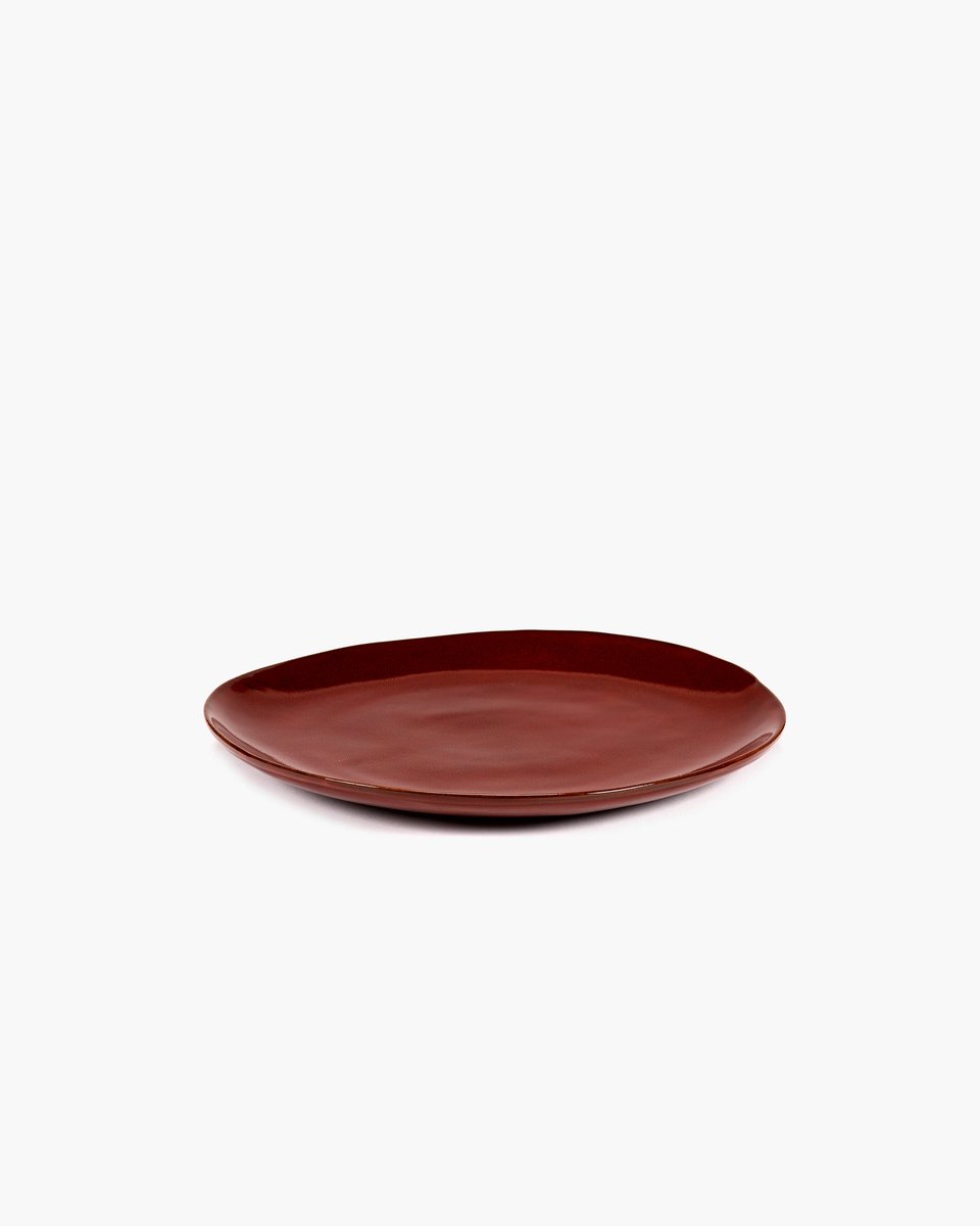 Serax - Marie Michielssen La Mère - Bord XL - Venetiaans Rood - 27 Ø - 2 stuks