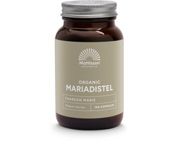 Mattisson - Biologische Mariadistel Capsules 250mg - Maria Distel Voedingssupplement - 120 Capsules