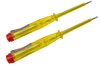Spanningszoeker - 100 t/m 250 V - Met Riemclip - Set van 2 - Spanningszoeker Schroevendraaier - Spanningstester