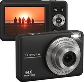 Bol.com Zentura Digitale Camera - Fototoestel - Fotocamera - Compact Camera - Vlog Camera - Voor Kinderen - Inclusief 32GB aanbieding