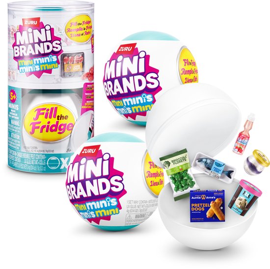 Mini Brands Fashion Series 3 de ZURU, cápsula misteriosa Coleccionable