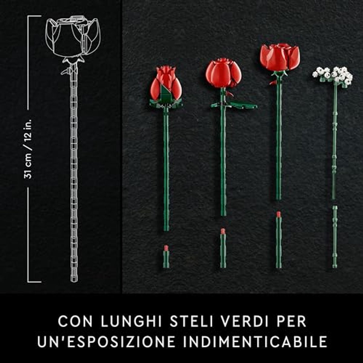 LEGO Icons Rozenboeket - Botanical Collection - 10328 — afbeelding 11
