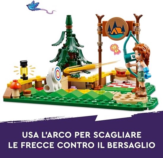 Terrain de tir à l'arc du camp d'aventure LEGO Friends 42622
