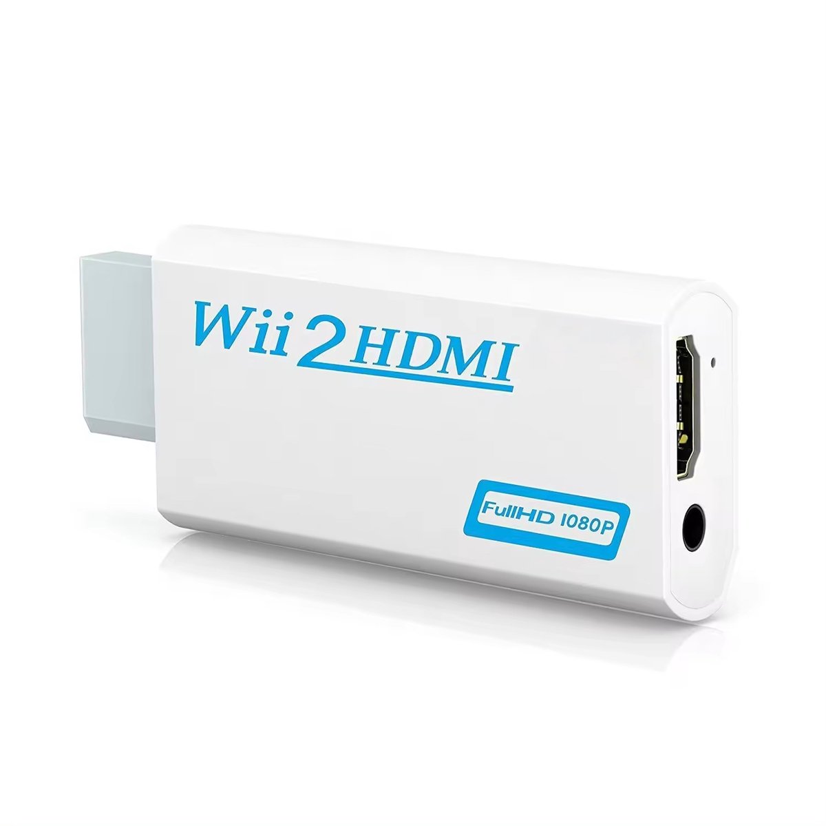 Ibley Wii naar HDMI Adapter - 1080p Full HD - Plug & Play - Wit