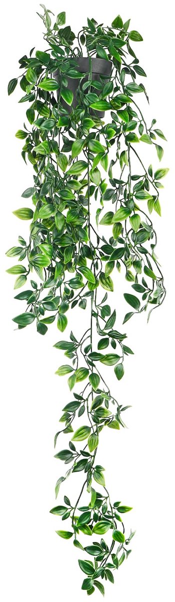 Ibenzoa Realistische Kunsthangplant met Eucalyptuslook voor Binnen en Buiten Decoratie groen