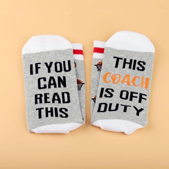 Allecto Plus - Basketball Coach Gifts - Off Duty Basketball Socks - Appreciation Gifts - Maat X-Large van Allecto Plus — afbeelding 2