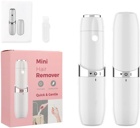 Premium Dames Epilator Set Met LED Verlichting - Draadloze & USB-Oplaadbare Ontharingsapparaat Voor Gezicht, Benen, Armen En Bikinilijn - Inclusief Handige Accessoires Voor Precisie Ontharing