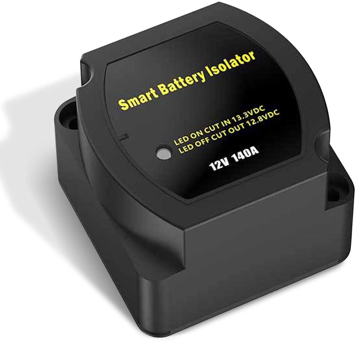 Dubbele batterij-isolator, 12 V 140 A spanningsgevoelig, spanningsgevoelig relais VSR, spanningsgestuurd isolatierelais, automatisch laadrelais, batterij-isolator