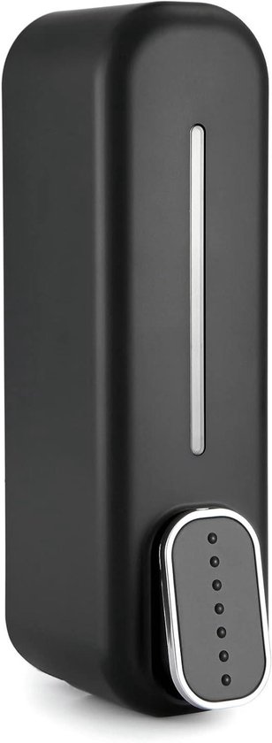 Zeepdispenser zwart mat Keramiek 360ml | Zeeppompje Handzeep Vloeibare Zeep Handmatig Dispenser Pomp Navulbaar | Pompje voor Afwasmiddel Lotion Shampoo Badkamer Douche Keuken Kantoor grappig design