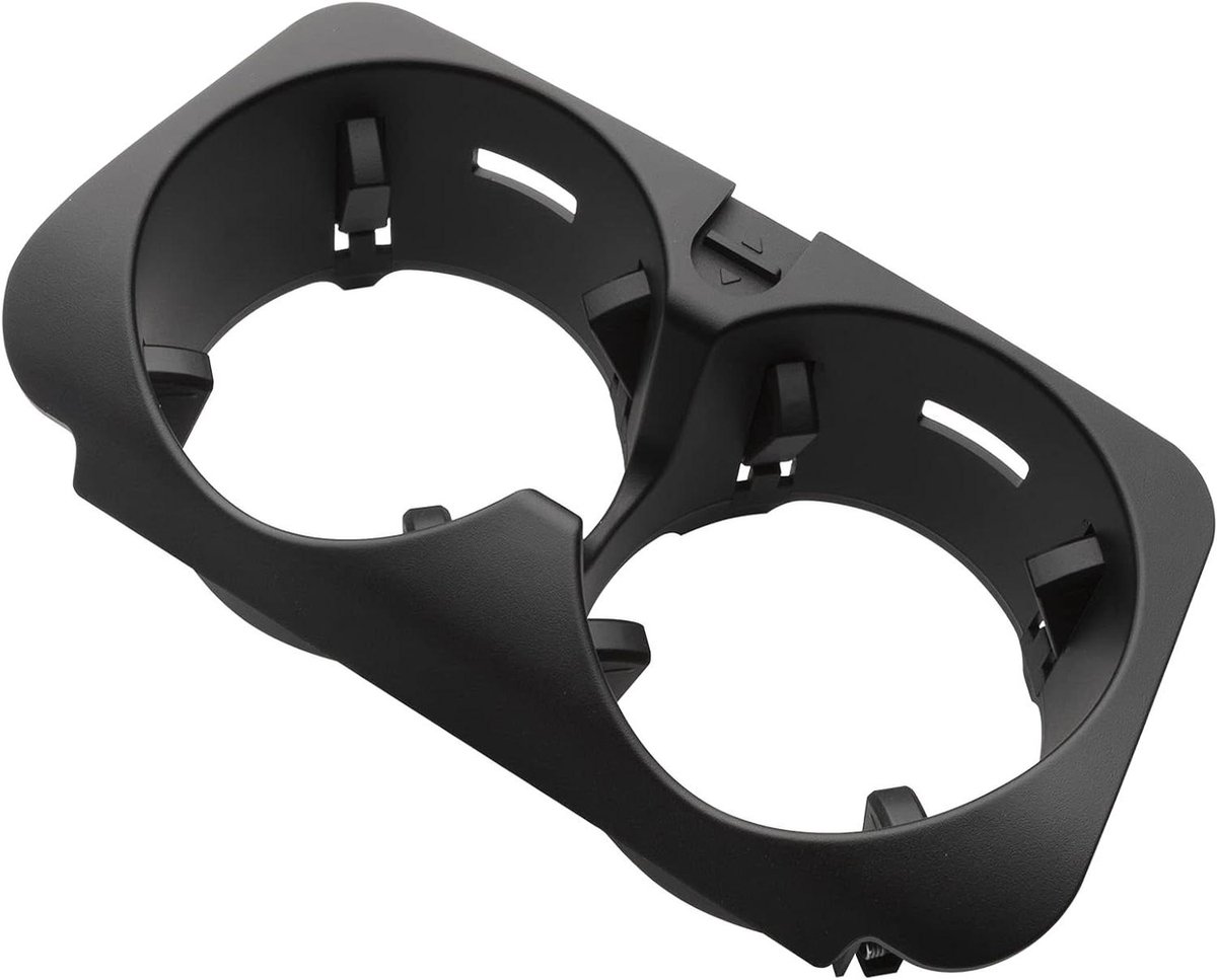 Allecto Plus - Cup Holder voor Middenconsole Mercedes W205 W213 C-E Klasse - Praktische Bekerhouder met Universele Pasvorm