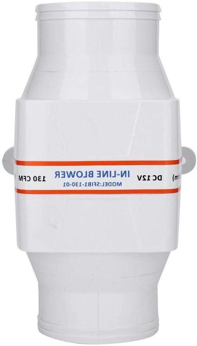 Allecto Plus - Stille 3" Inline Marine Bilge Blower voor Yacht en Caravan met 12V Voeding