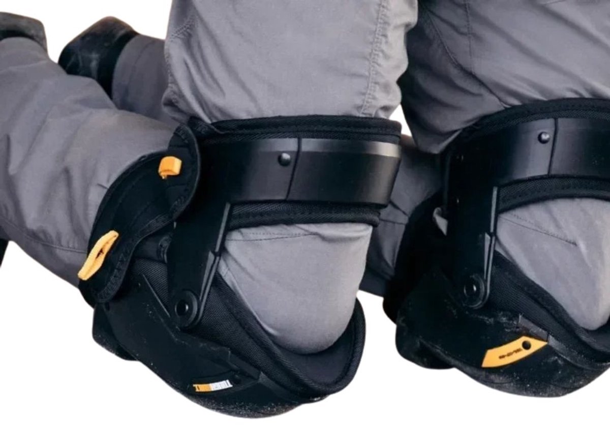 Kniebeschermers - Professionele Kniebeschermers - Werkkniebeschermers - Antislip - Siliconen Kniebescherming - Met Dijsteun - Kluskniebeschermers - Gel Kniepad - Bouw Kniebeschermers - Voor Tegelzetters - Klus Kniebeschermers - GelFit-vulling
