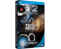 SF 3-pack - Stargate + Terminator 2 + Total Recall - Blu-ray - Steelcase