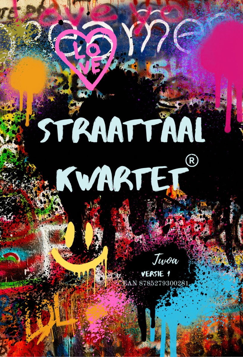 TWOA- Straattaal kwartet versie 1 en versie 2 - combideal straattaalkwartet 2 kwartetten