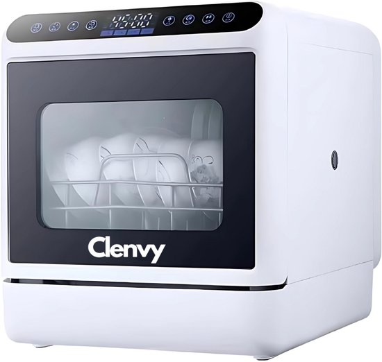 Clenvy - Mini Vaatwasser - Vrijstaand - Afwasmachine