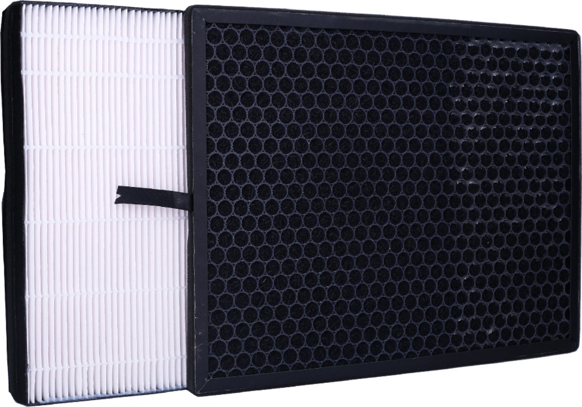 Sillar, HEPA filter, actieve kool filtr, filterset voor luchtreiniger, geschikt voor Philips AC1214 AC1215 AC1217, vervangingen, 2st