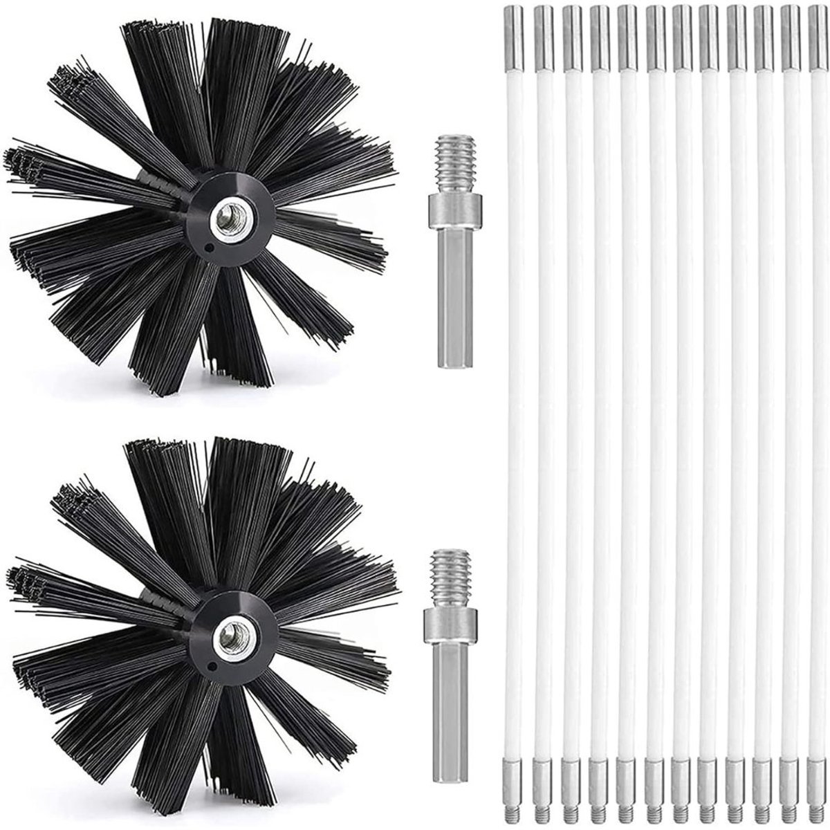 CLGP® Schoorsteenveegset - Schoorsteenveger - Schoorsteenborstel 150mm