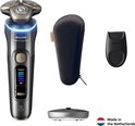 Philips Shaver i9000 Prestige Ultra scheerapparaat met oplader, precisietrimmer en reishoes. Gemaakt in Nederland.