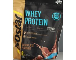 Isostar Whey Protein Chocolade 19 shakes 570 gram Eiwitpoeder voor krachtsport