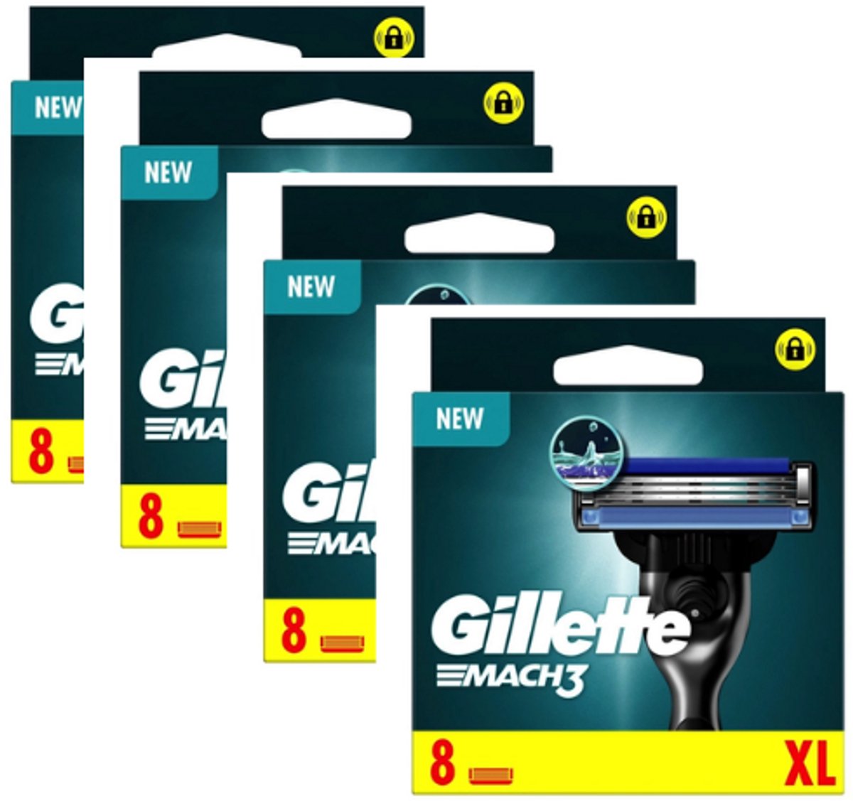 Gillette Mach3 - 32 stuks - Scheermesjes