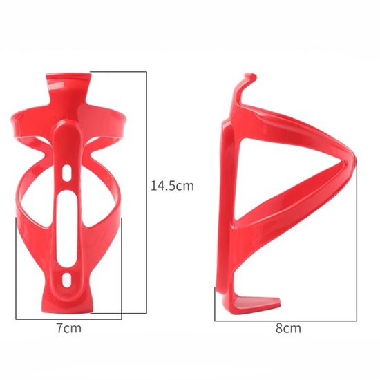 Bidonhouder Fiets - 7cm - Bidonhouders - Universele Bekerhouder - Fiets - Racefiets - Mountainbike - Racefiets & Mountainbike - Drinkbushouder Fiets - Cupholder Kinderwagen - Bekerhouder Rolstoel - Zwart — afbeelding 3